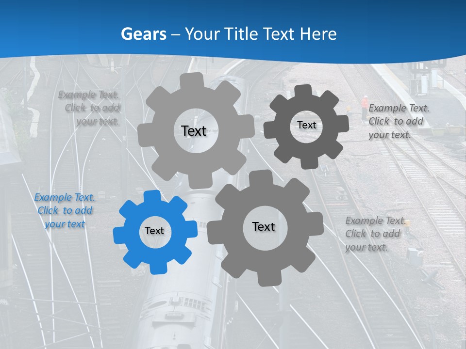 Railroad Transport Rail PowerPoint Template