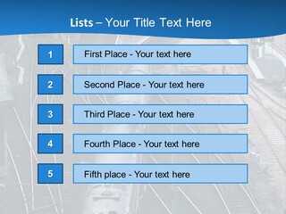 Railroad Transport Rail PowerPoint Template