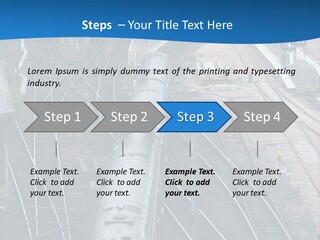 Railroad Transport Rail PowerPoint Template
