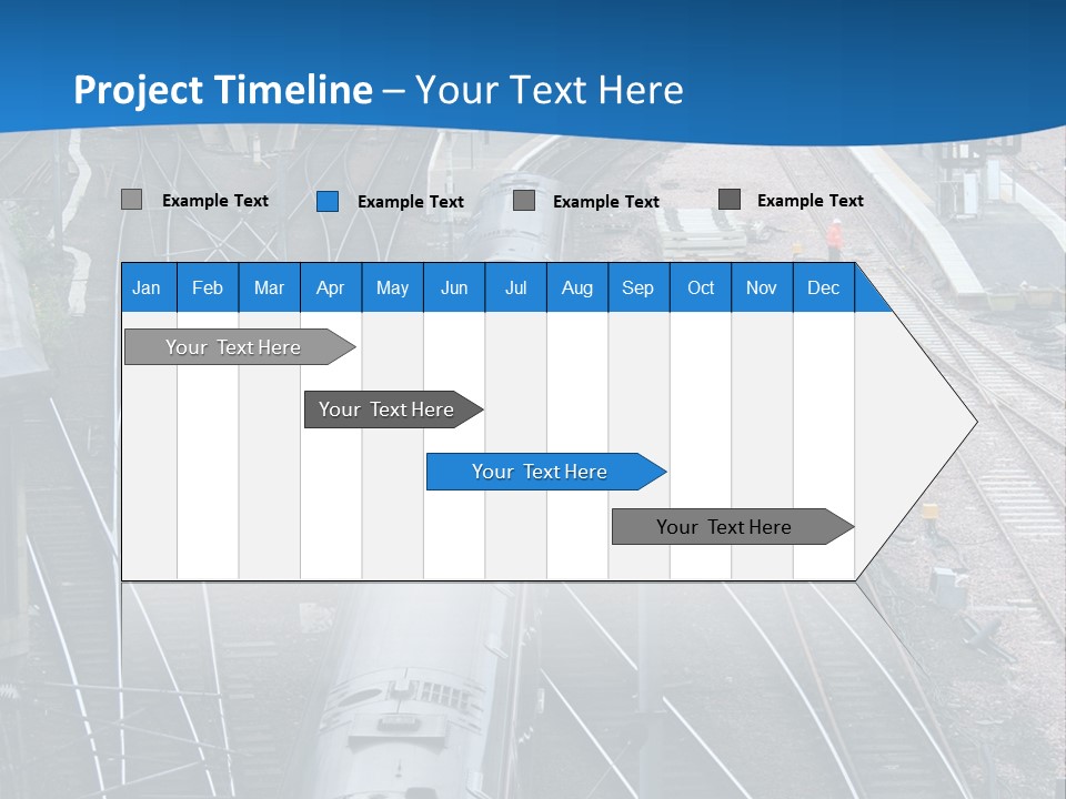 Railroad Transport Rail PowerPoint Template