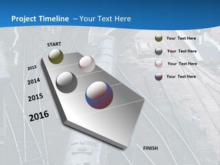 Railroad Transport Rail PowerPoint Template