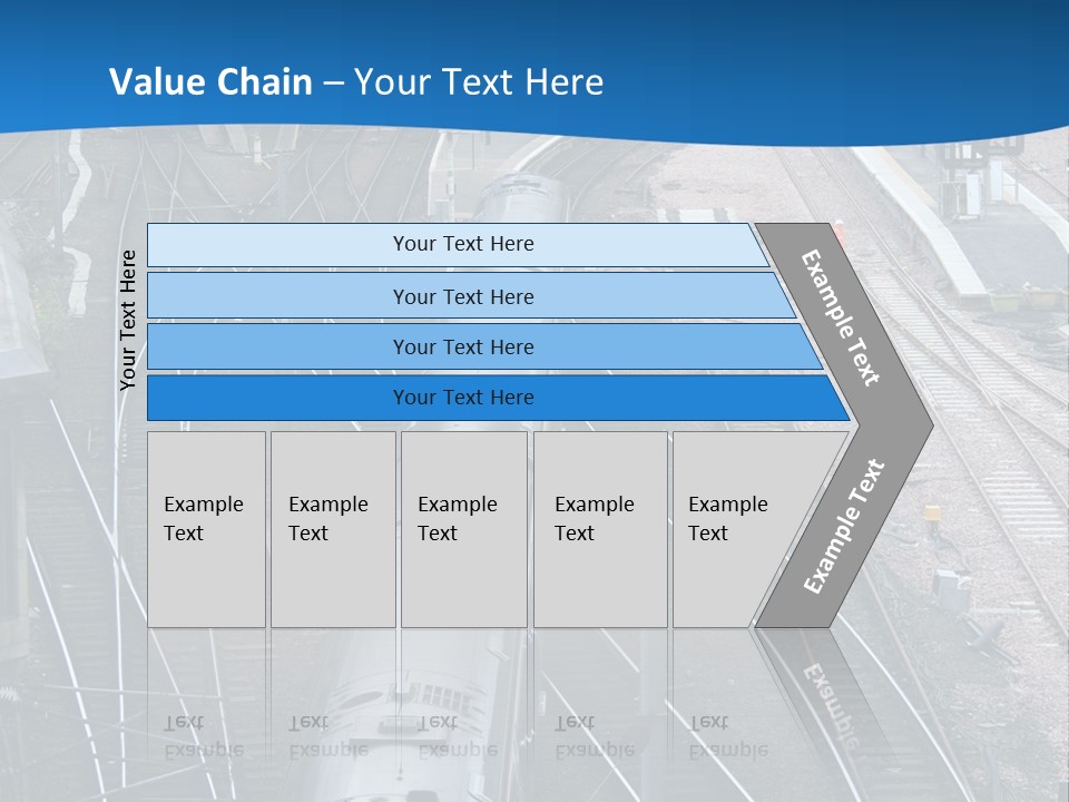Railroad Transport Rail PowerPoint Template