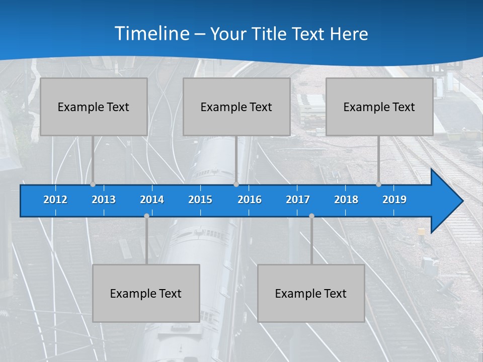 Railroad Transport Rail PowerPoint Template