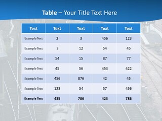 Railroad Transport Rail PowerPoint Template