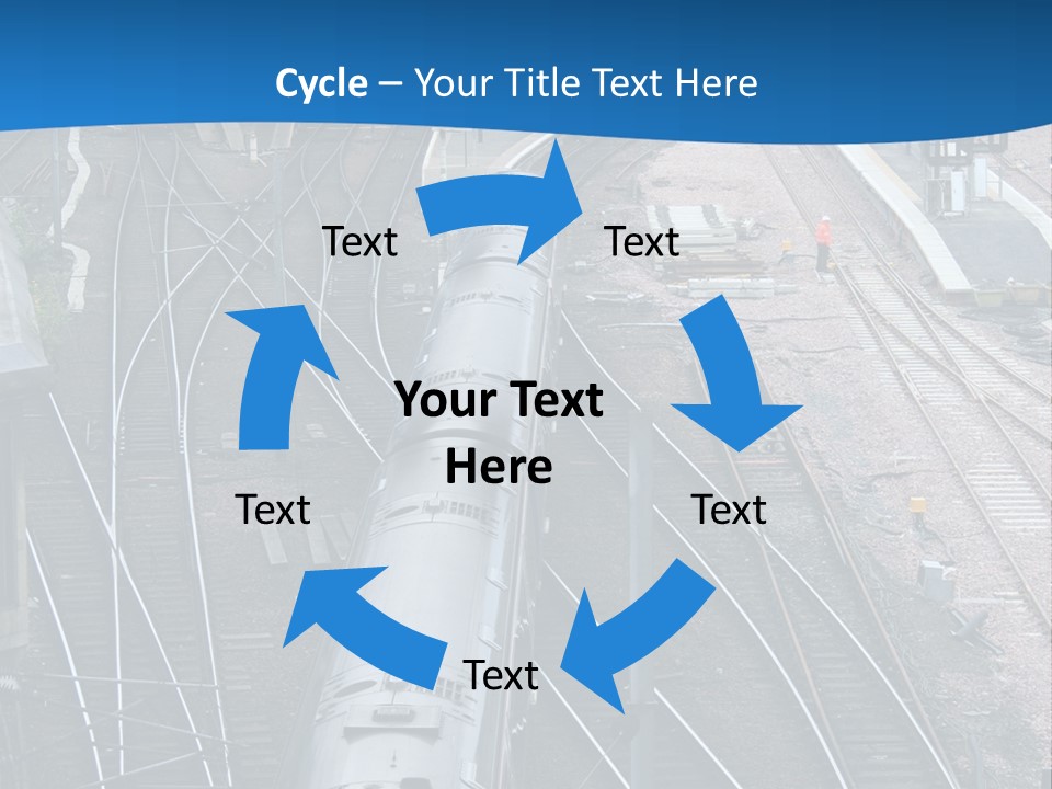 Railroad Transport Rail PowerPoint Template