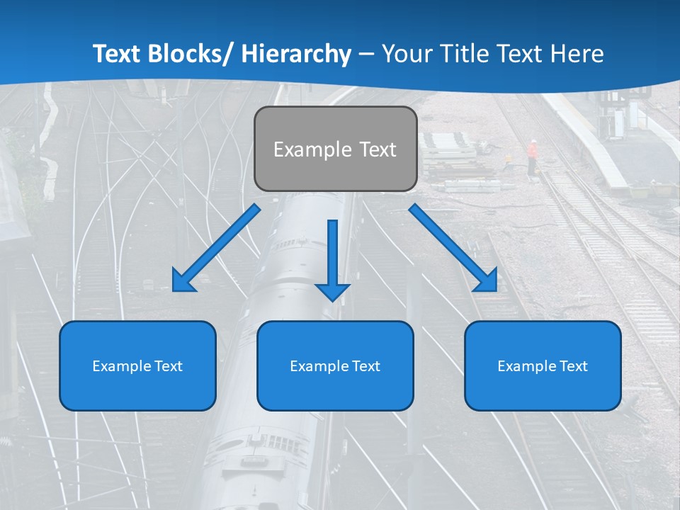 Railroad Transport Rail PowerPoint Template