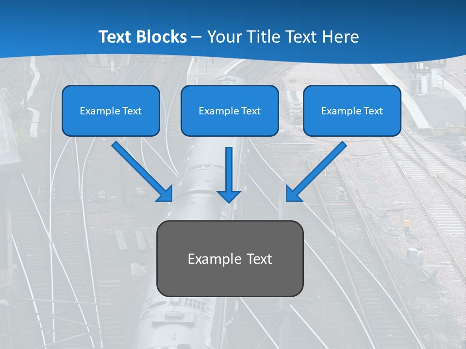 Railroad Transport Rail PowerPoint Template