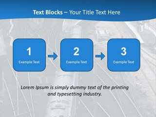 Railroad Transport Rail PowerPoint Template