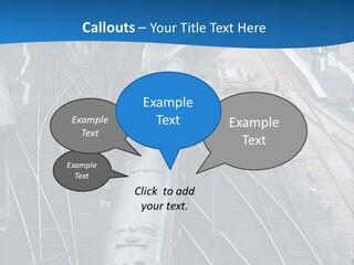 Railroad Transport Rail PowerPoint Template