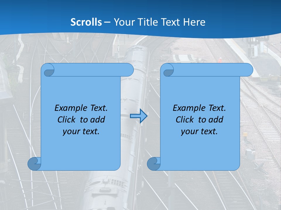 Railroad Transport Rail PowerPoint Template