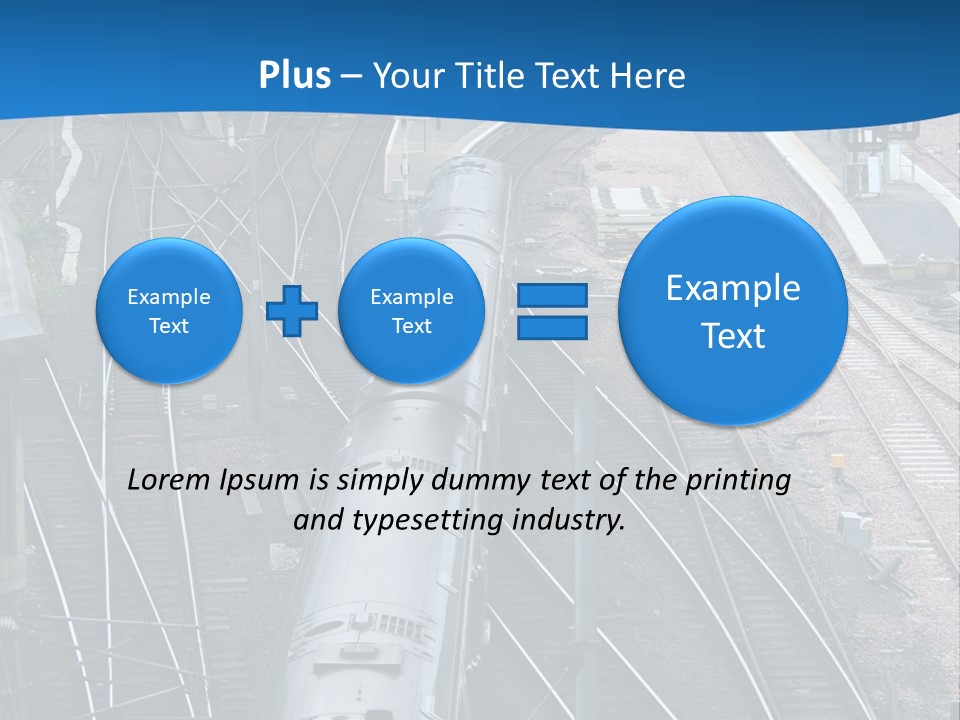 Railroad Transport Rail PowerPoint Template