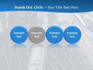 Railroad Transport Rail PowerPoint Template