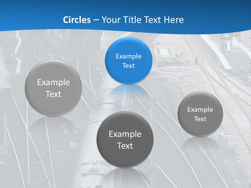 Railroad Transport Rail PowerPoint Template