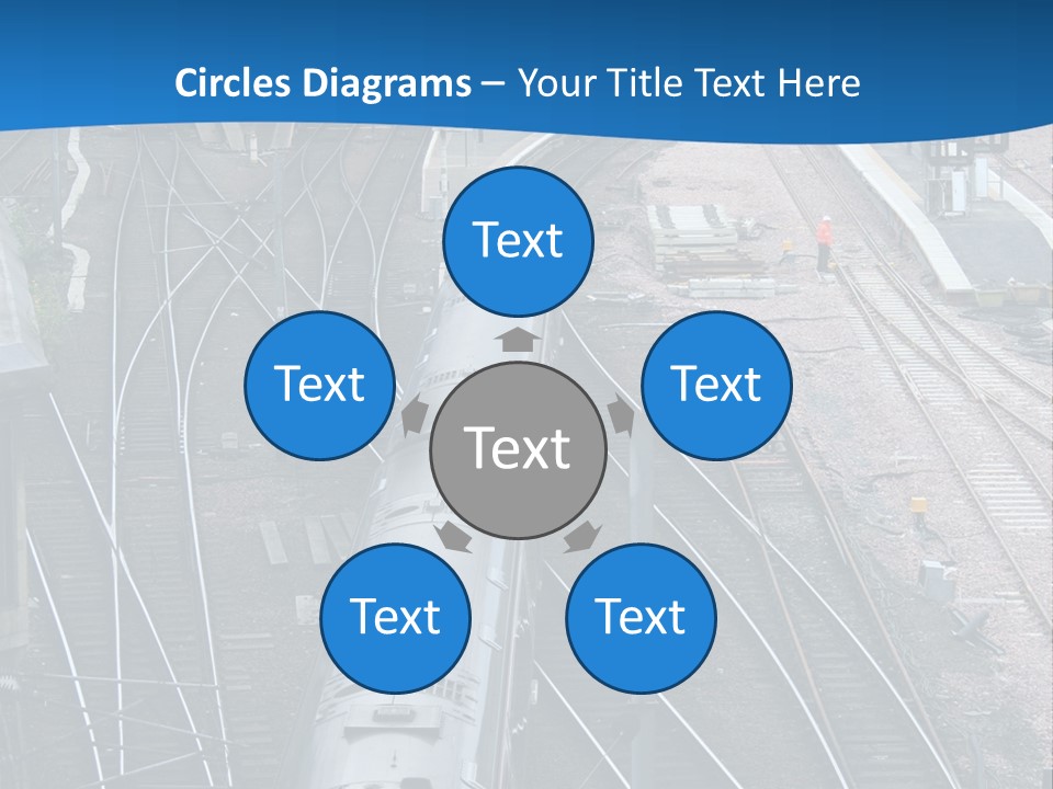 Railroad Transport Rail PowerPoint Template