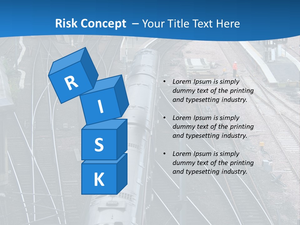 Railroad Transport Rail PowerPoint Template