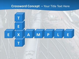 Railroad Transport Rail PowerPoint Template