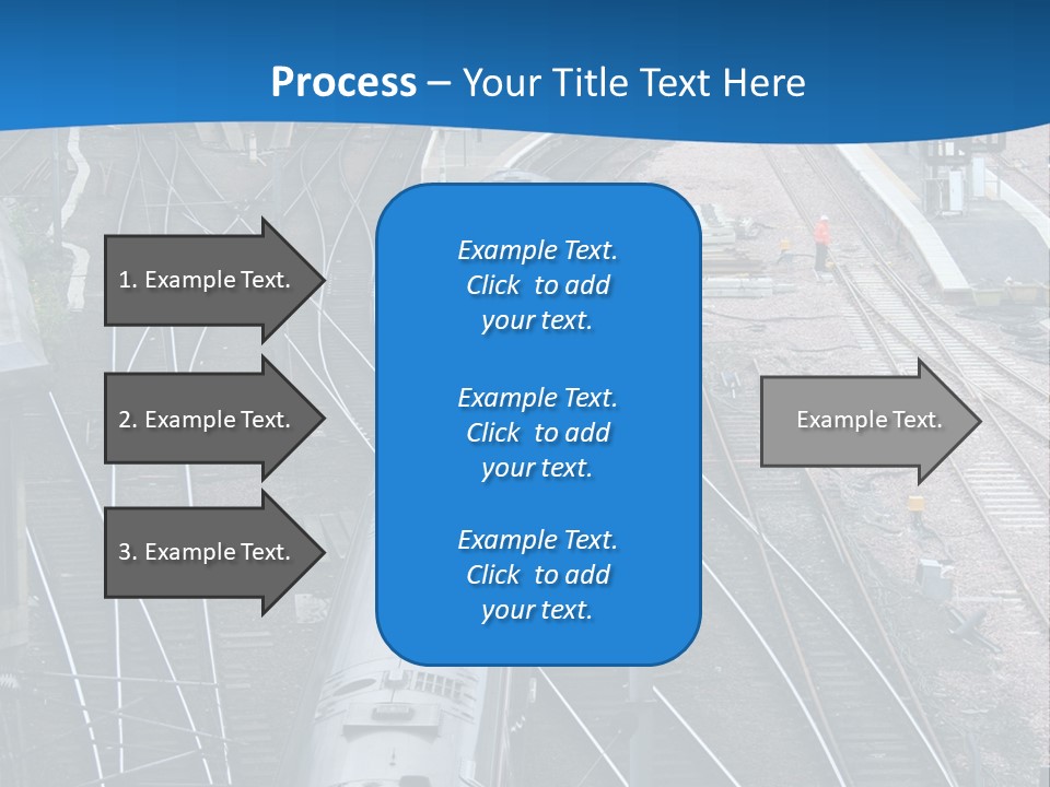 Railroad Transport Rail PowerPoint Template