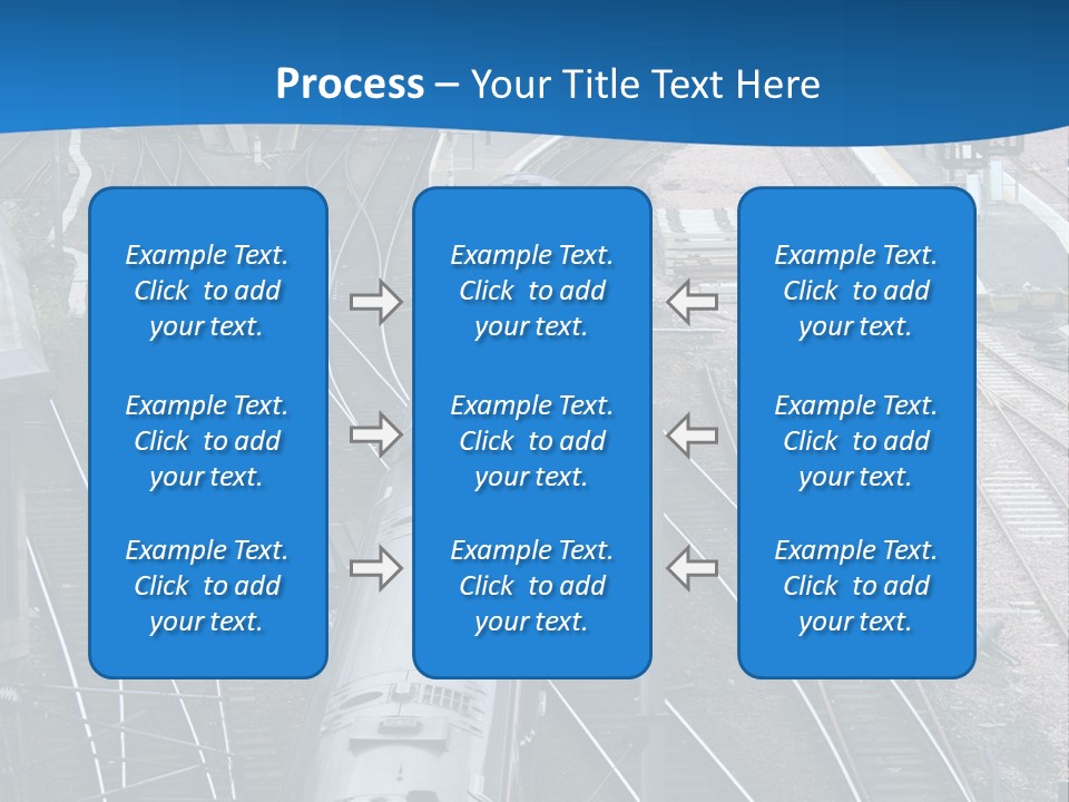 Railroad Transport Rail PowerPoint Template