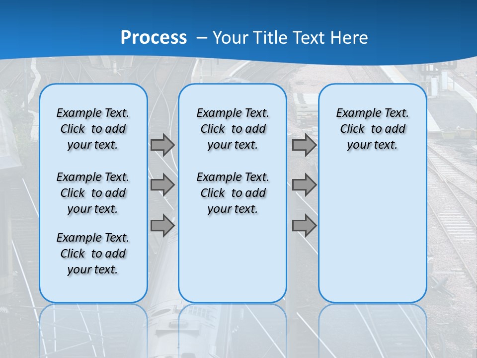 Railroad Transport Rail PowerPoint Template