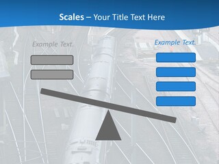 Railroad Transport Rail PowerPoint Template