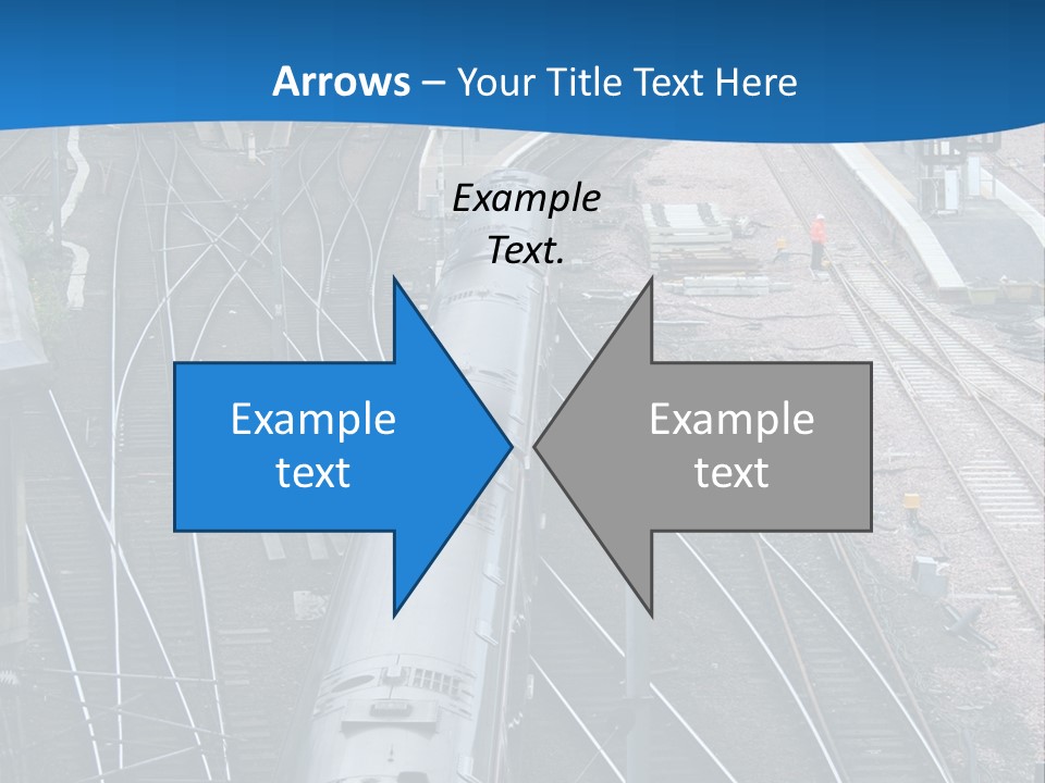 Railroad Transport Rail PowerPoint Template
