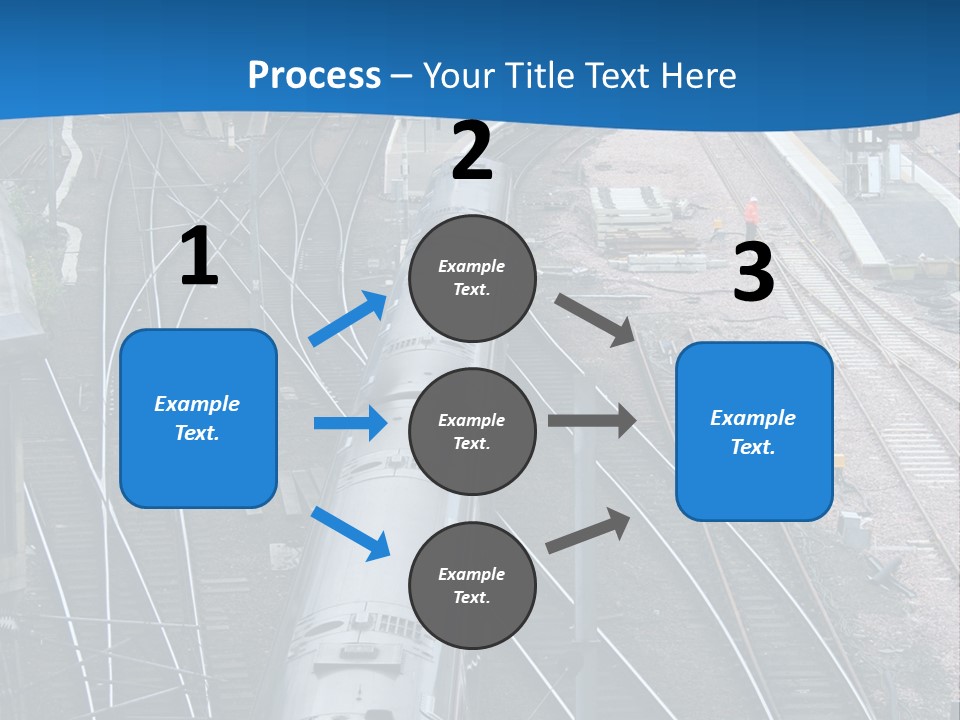 Railroad Transport Rail PowerPoint Template