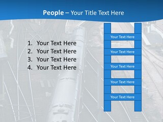 Railroad Transport Rail PowerPoint Template