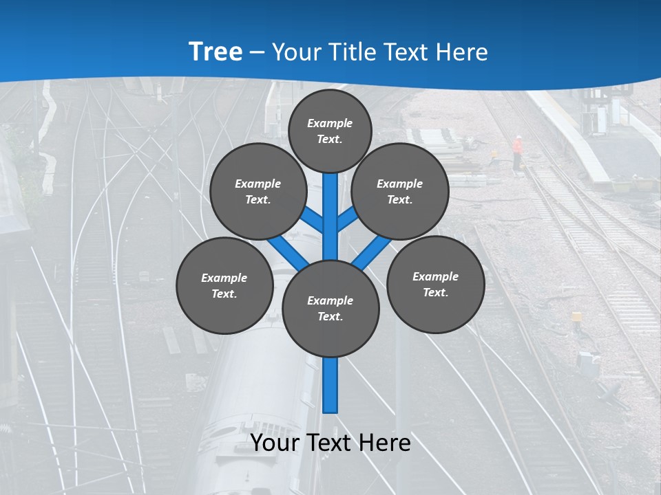 Railroad Transport Rail PowerPoint Template