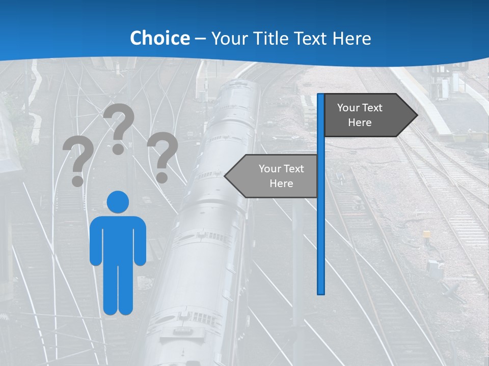 Railroad Transport Rail PowerPoint Template