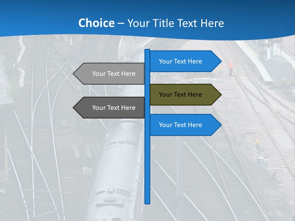 Railroad Transport Rail PowerPoint Template