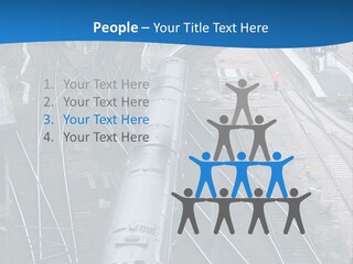 Railroad Transport Rail PowerPoint Template