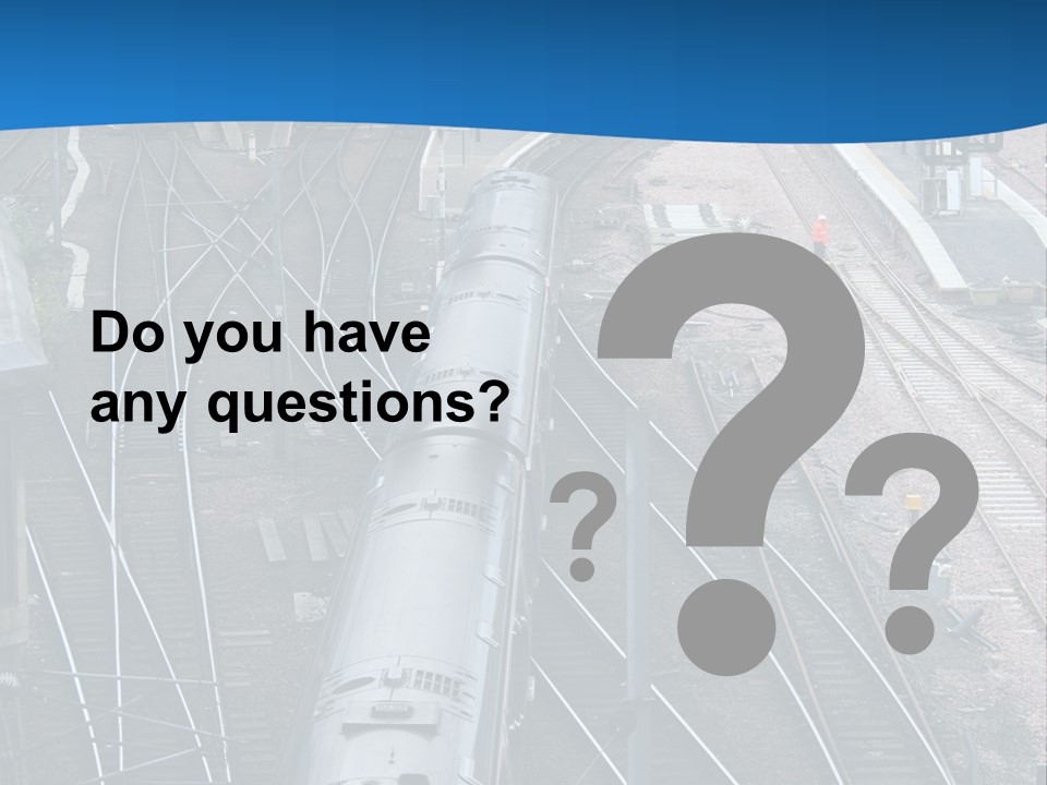 Railroad Transport Rail PowerPoint Template