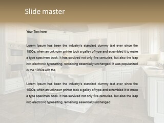Home Residential Cabinet PowerPoint Template