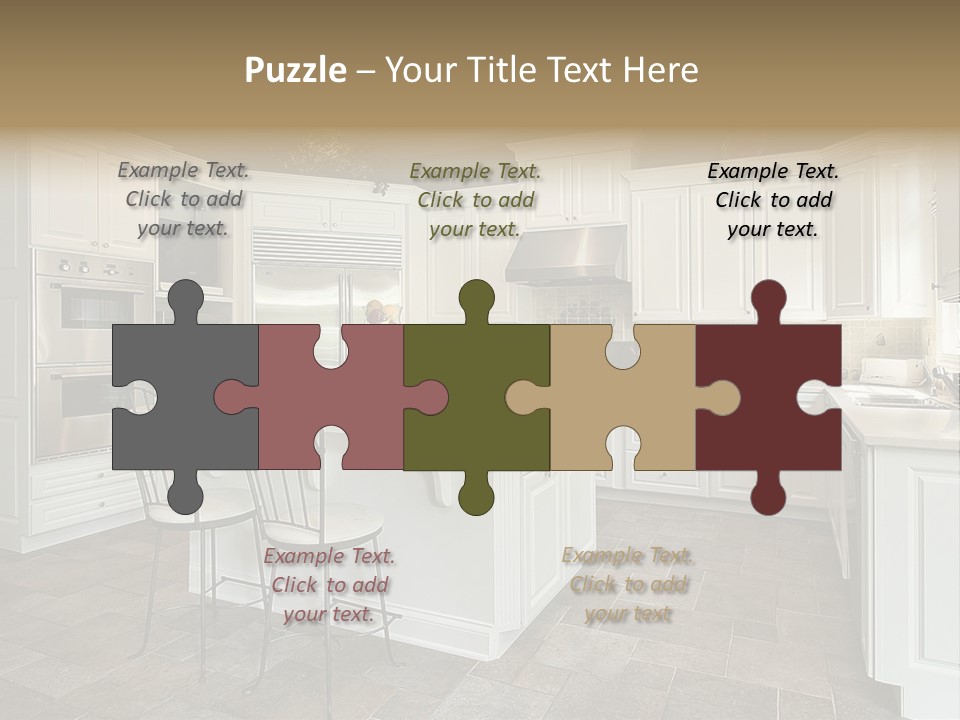 Home Residential Cabinet PowerPoint Template