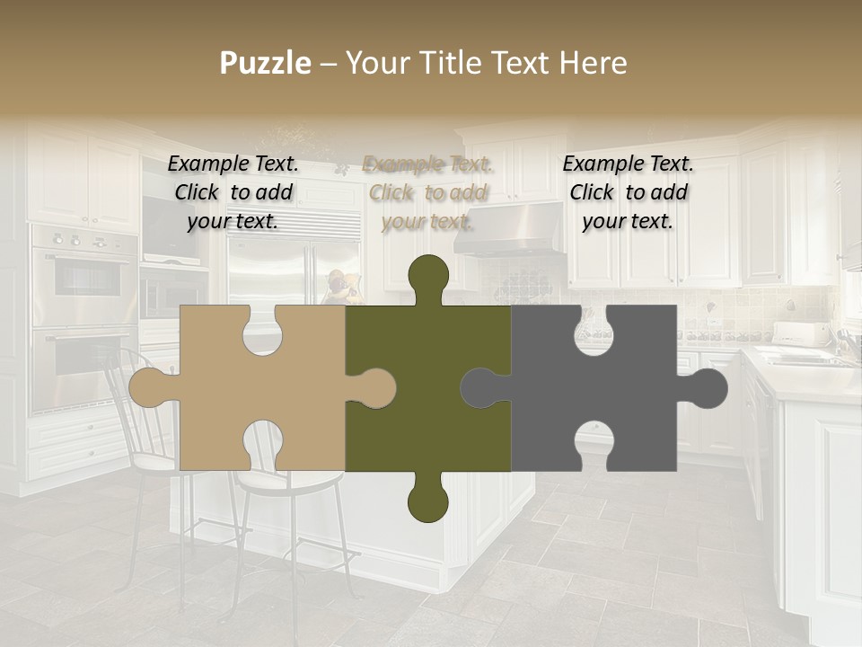 Home Residential Cabinet PowerPoint Template