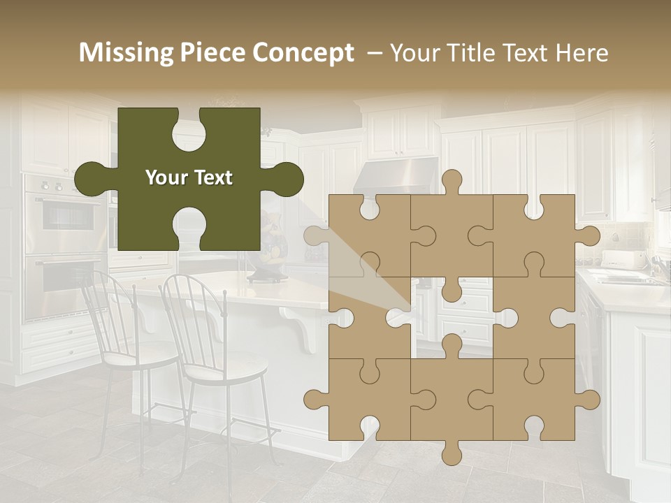 Home Residential Cabinet PowerPoint Template