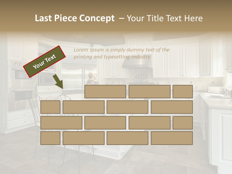 Home Residential Cabinet PowerPoint Template