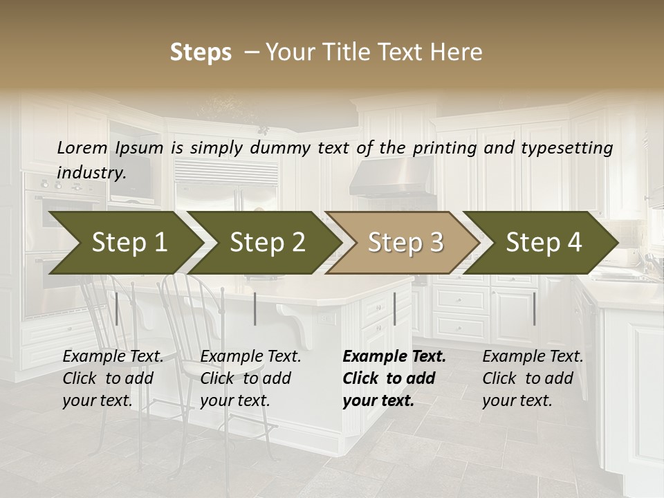 Home Residential Cabinet PowerPoint Template