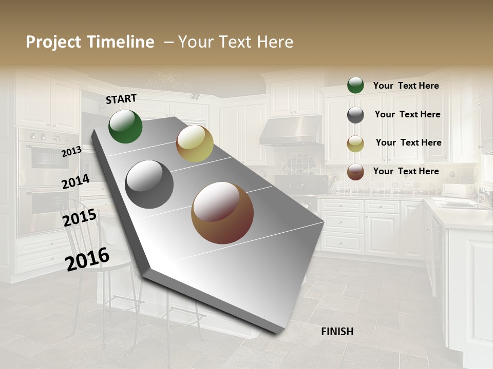 Home Residential Cabinet PowerPoint Template