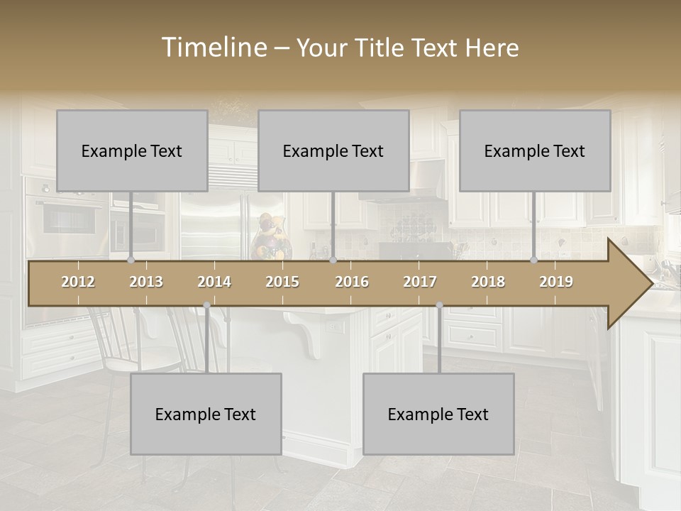Home Residential Cabinet PowerPoint Template