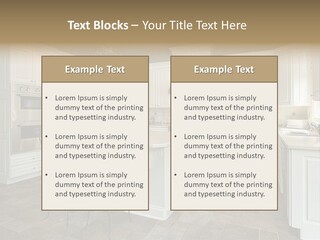 Home Residential Cabinet PowerPoint Template