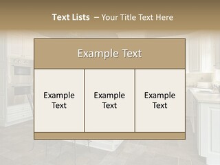 Home Residential Cabinet PowerPoint Template