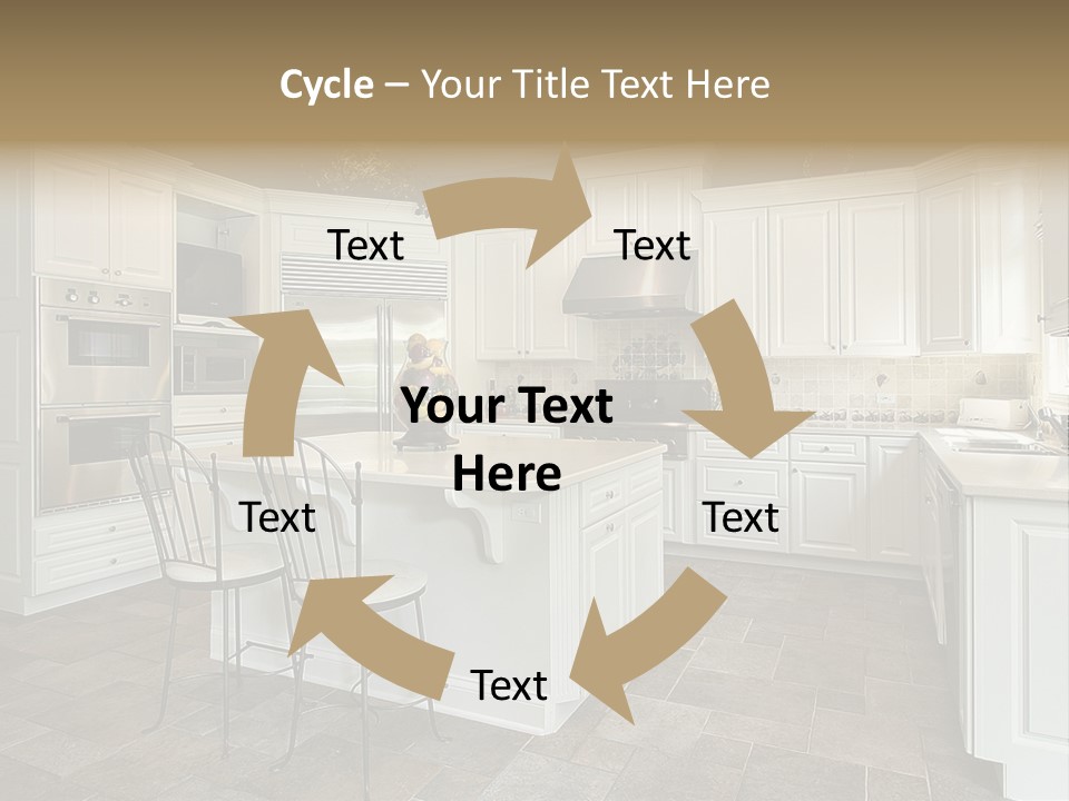 Home Residential Cabinet PowerPoint Template