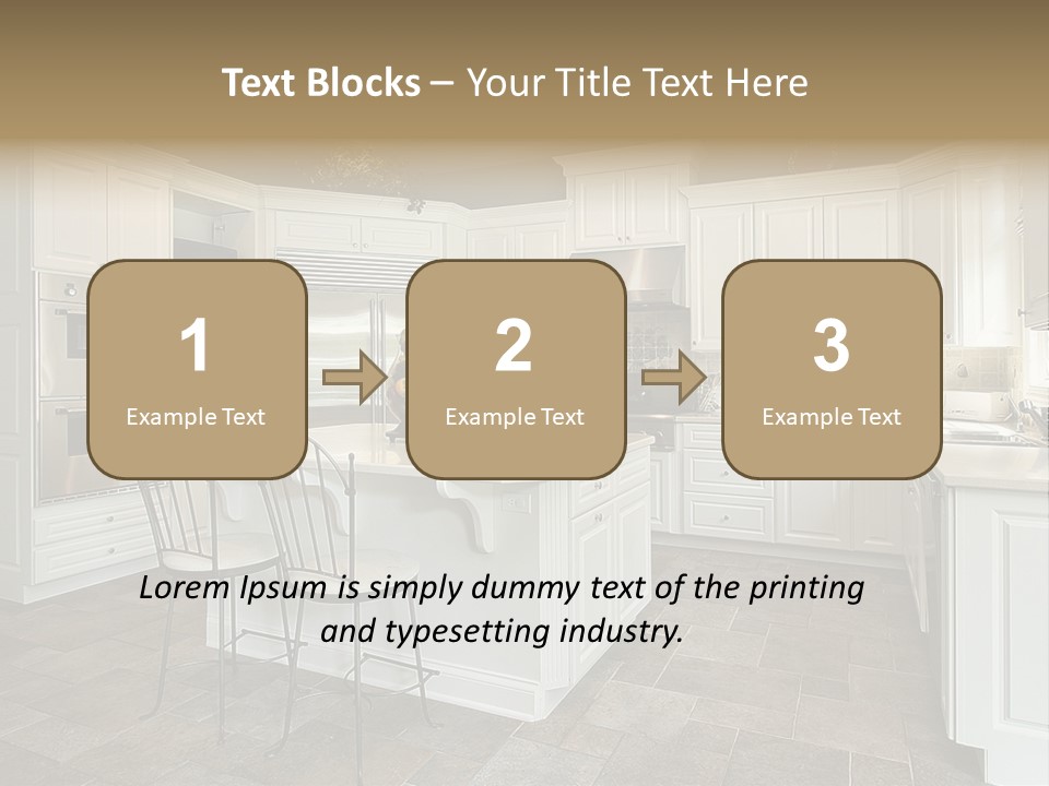 Home Residential Cabinet PowerPoint Template