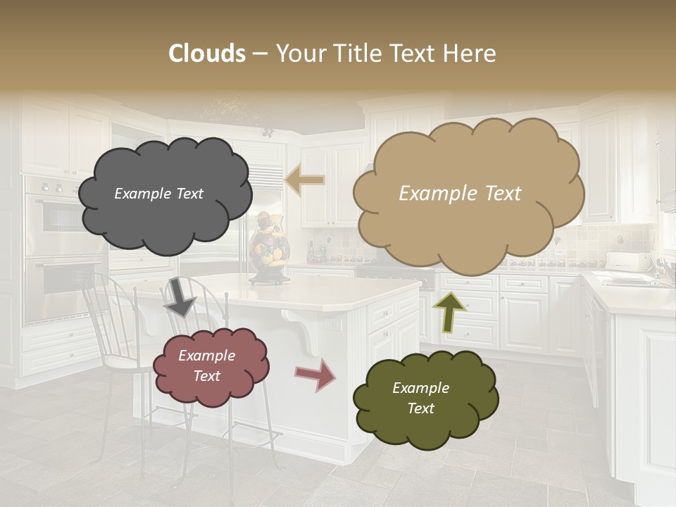 Home Residential Cabinet PowerPoint Template