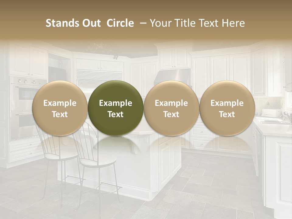 Home Residential Cabinet PowerPoint Template