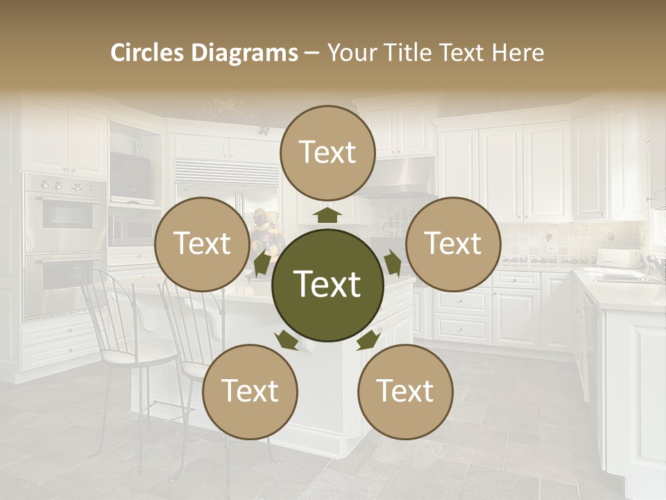 Home Residential Cabinet PowerPoint Template