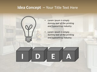 Home Residential Cabinet PowerPoint Template
