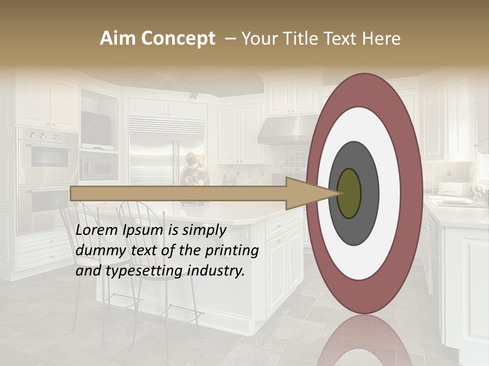 Home Residential Cabinet PowerPoint Template