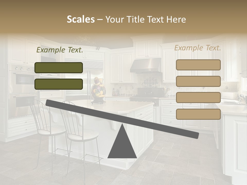 Home Residential Cabinet PowerPoint Template